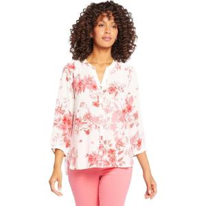 imageNYDJ Womens 34 Sleeve Pintuck BlouseBellarose