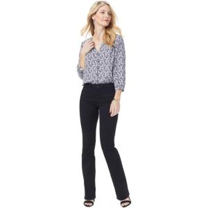 imageNYDJ Womens Petite Barbara Bootcut JeansBlack