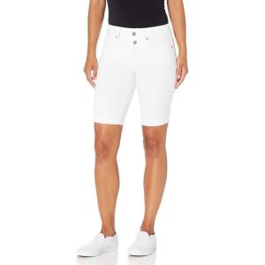 imageNYDJ Womens Petite Briella Jean Shorts with Roll Cuffs  Slimming ampamp Flattering FitOptic White