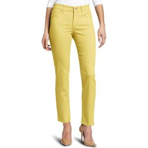 imageNYDJ Womens Petite Size Alisha Fitted Ankle JeansButtercream