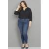 imageNYDJ Womens Size Le Silhouette Hr Ami Skinny PlusPrecious