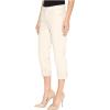 imageNYDJ Womens Petite Dayla Wide Cuff Capri Jeans in Colored Bull DenimClay