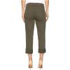 imageNYDJ Womens Petite Dayla Wide Cuff Capri Jeans in Colored Bull DenimTopiary