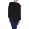 imageNYDJ Womens Pintuck Blouse 34 SleeveBlack