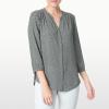 imageNYDJ Womens Pintuck Blouse 34 SleeveBlack