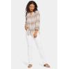 imageNYDJ Womens Pintuck Blouse 34 SleeveDesert Oracle