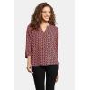 imageNYDJ Womens Pintuck Blouse 34 SleeveEureka