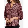 imageNYDJ Womens Pintuck Blouse 34 SleeveEureka