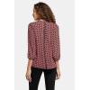 imageNYDJ Womens Pintuck Blouse 34 SleeveEureka