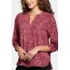 imageNYDJ Womens Pintuck Blouse 34 SleeveHarlowton