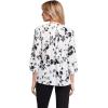 imageNYDJ Womens Pintuck Blouse 34 SleeveLotus Leaf