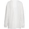 imageNYDJ Womens Pintuck Blouse 34 SleeveOptic White