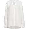 imageNYDJ Womens Pintuck Blouse 34 SleeveOptic White