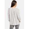 imageNYDJ Womens Pintuck Blouse 34 SleeveSasha Stripe
