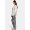imageNYDJ Womens Pintuck Blouse 34 SleeveSasha Stripe