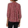 imageNYDJ Womens Pintuck Blouse 34 SleeveShelby Dot
