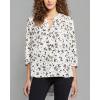imageNYDJ Womens Pintuck Blouse 34 SleeveSugarville