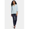 imageNYDJ Womens Pintuck Blouse 34 SleeveWembley Plaid