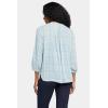 imageNYDJ Womens Pintuck Blouse 34 SleeveWembley Plaid