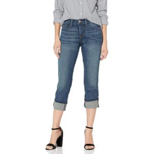 imageNYDJ Womens Dayla Wide Cuff Capri Jeans  Slimming ampamp Flattering FitOak Hill