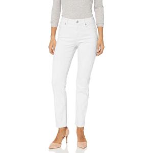 imageNYDJ Womens Petite Alina Ankle JeansDeep Optic White