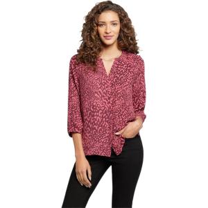 imageNYDJ Womens Pintuck Blouse 34 SleeveHarlowton