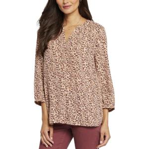 imageNYDJ Womens Pintuck Blouse 34 SleeveRosita