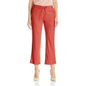 imageNYDJ Womens Jamie Relaxed Ankle Pants in Stretch LinenCoppertone