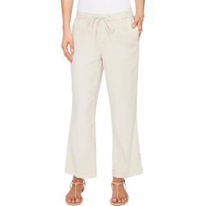 imageNYDJ Womens Jamie Relaxed Ankle Pants in Stretch LinenStone