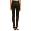 imageNYDJ Womens Alina Skinny JeansBlack Grey Leather Coating