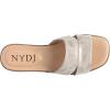 imageNYDJ Womens Raizy Metallic SuedePewter
