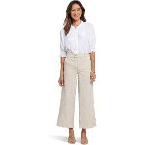 imageNYDJ Womens High Rise Mona Wide Leg TrouserFeather