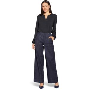 imageNYDJ Womens Hr Mona Wide Leg TrouserLightweight Rinse
