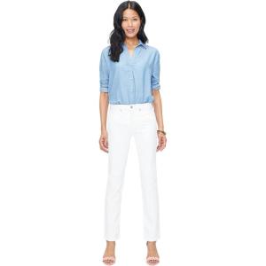 imageNYDJ Womens Sheri Slim JeanOptic White
