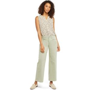 imageNYDJ Womens Teresa Wide Leg Ankle JeansSage
