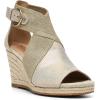 imageNYDJ Womens Charisma Espadrille Wedge SandalMetallic Light Gold