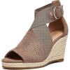 imageNYDJ Womens Charisma Espadrille Wedge SandalSuede Brown