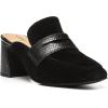 imageNYDJ Womens Clara Suede MuleBlack