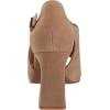 imageNYDJ Womens Larlie Suede Flared Block HeelTaupe