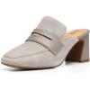 imageNYDJ Womens Clara Suede MuleFeather