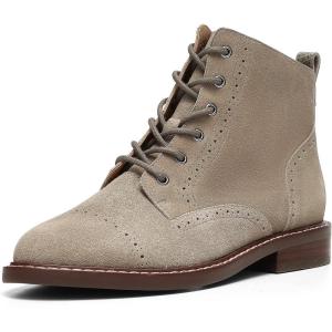 imageNYDJ Womens Eileen Lace Up BootTaupe