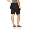 imageNYDJ Womens Plus Size Briella Jean Shorts with Roll Cuffs  Slimming ampamp Flattering FitBlack