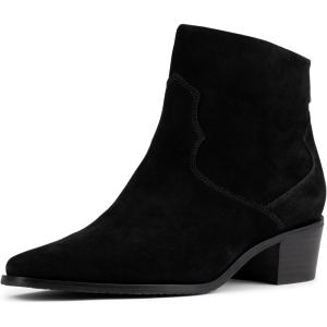imageNYDJ Womens Blondee Suede Western BootBlack