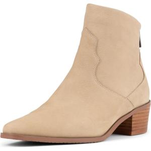 imageNYDJ Womens Blondee Tumbled Leather Ankle BootCashmere