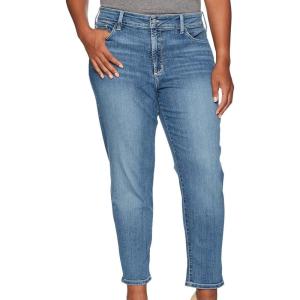imageNYDJ Womens Plus Size Alina Skinny Convertible Ankle JeansHeyburn Wash
