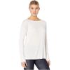 imageNYDJ Womens Button Back Boat Neck SweaterVanilla