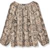 imageNYDJ Womens Peasant BlouseVintage Python Print
