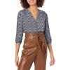 imageNYDJ Womens 34 Sleeve Pintuck Top