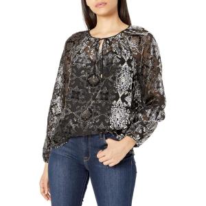 imageNYDJ Womens Peasant BlouseMidtown Medallion