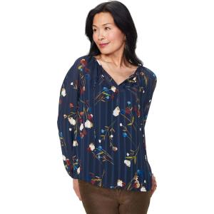 imageNYDJ Womens Peasant BlouseOceanview Garden